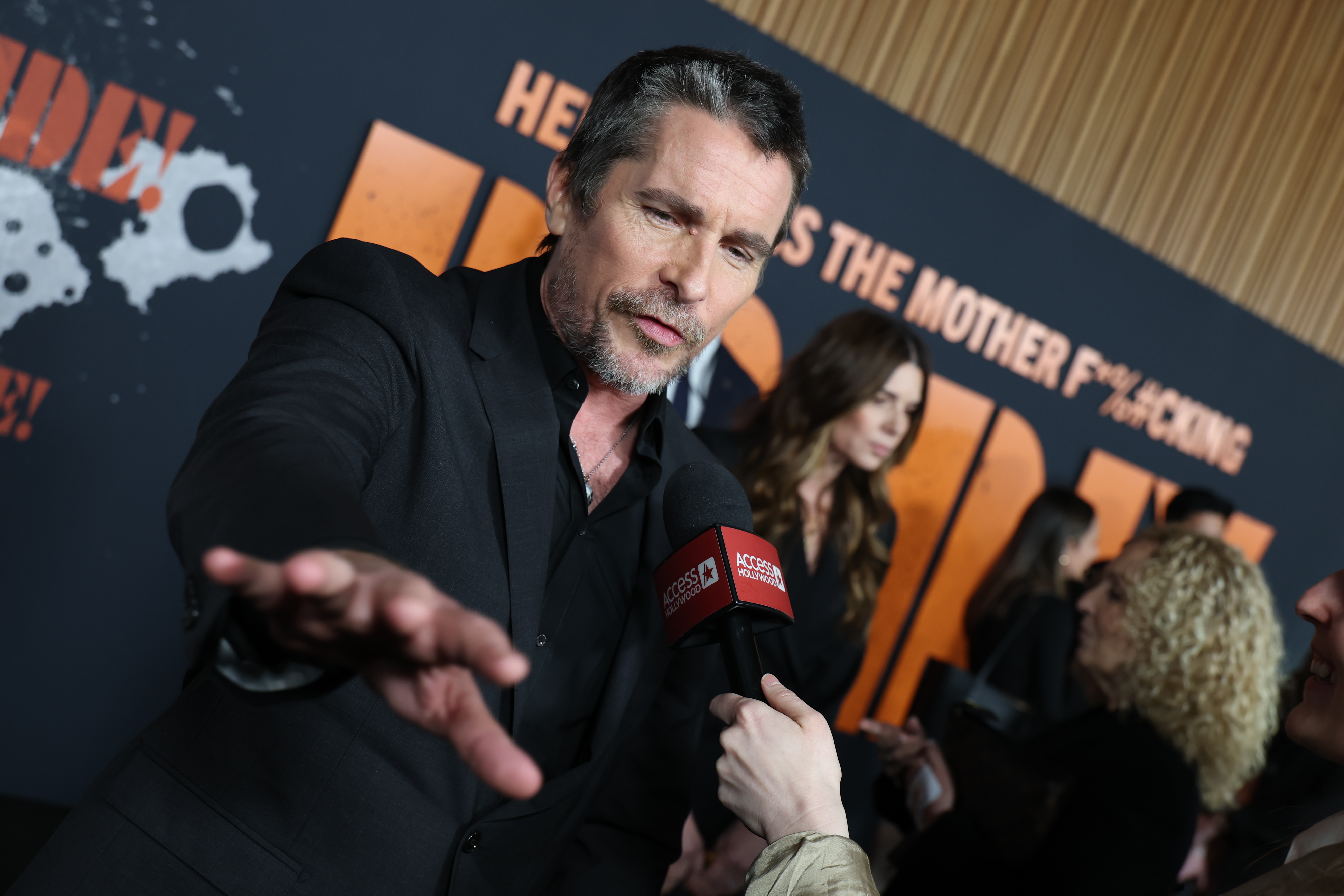 Christian Bale attends "The Bride!" New York Premiere at Rose Theater, Jazz at Lincoln Center on March 03, 2026 in New York City. | Source: Getty Images