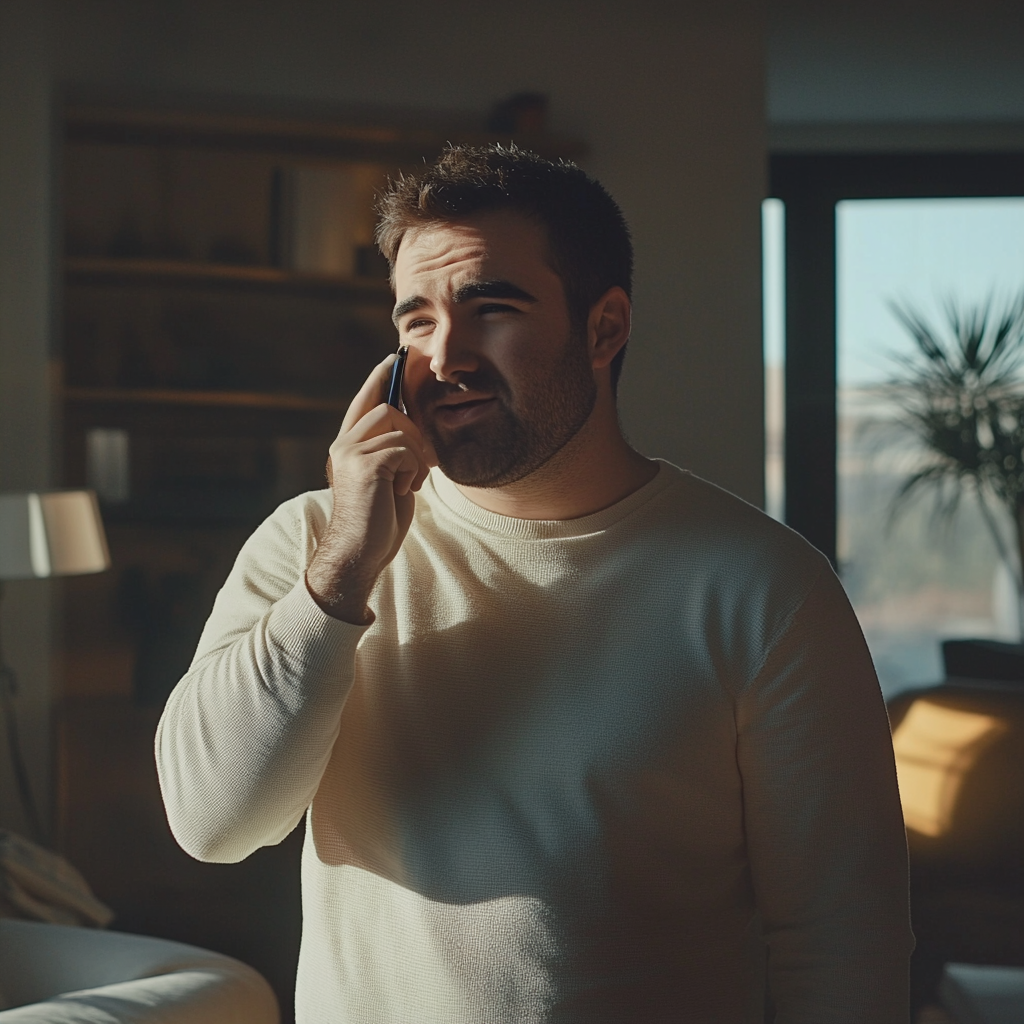 A man making a phone call | Source: Midjourney