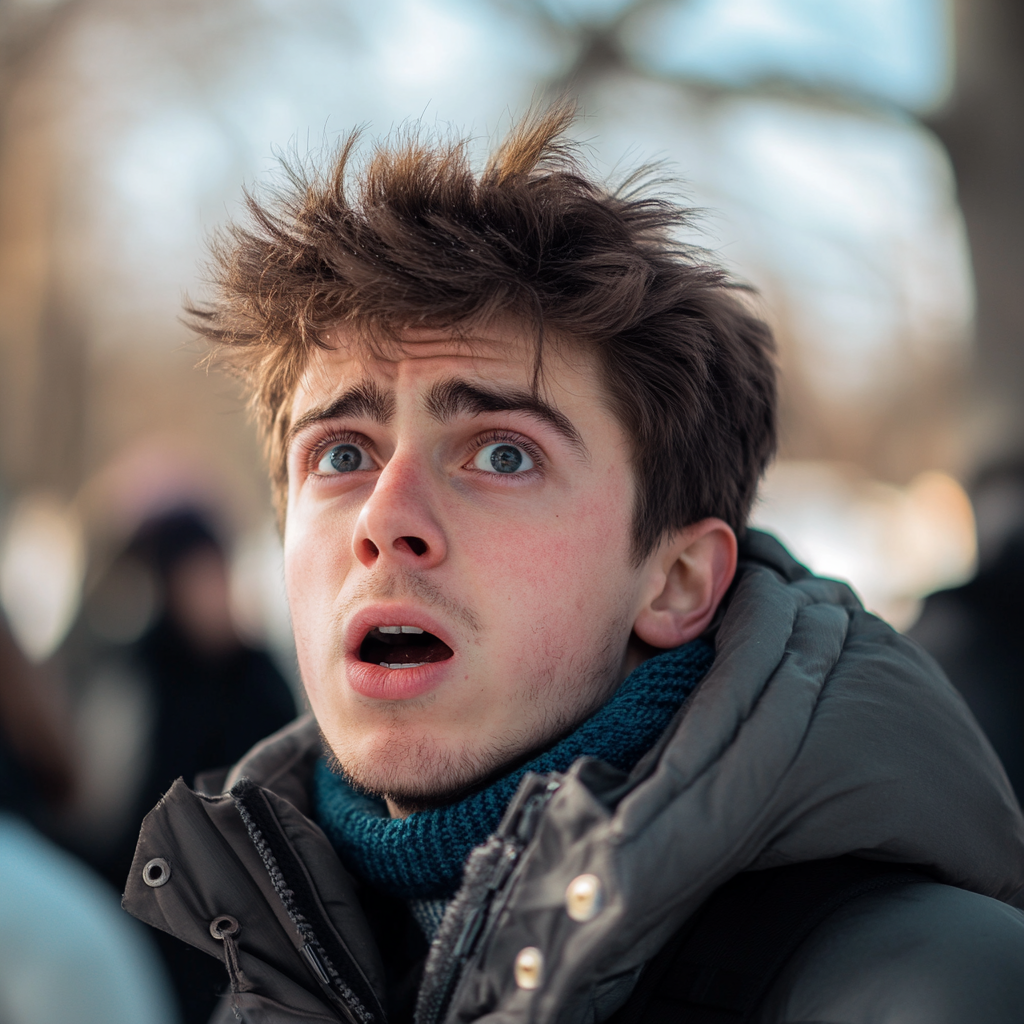 A shocked man | Source: Midjourney