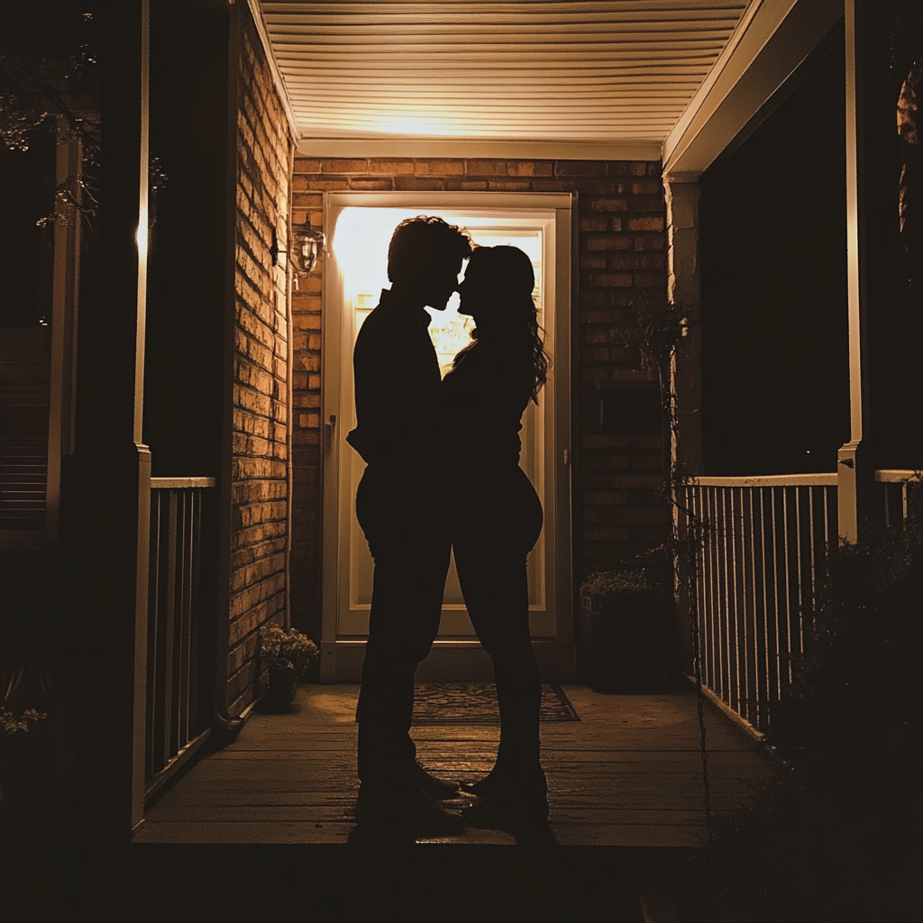 A couple on a porch | Source: Midjourney