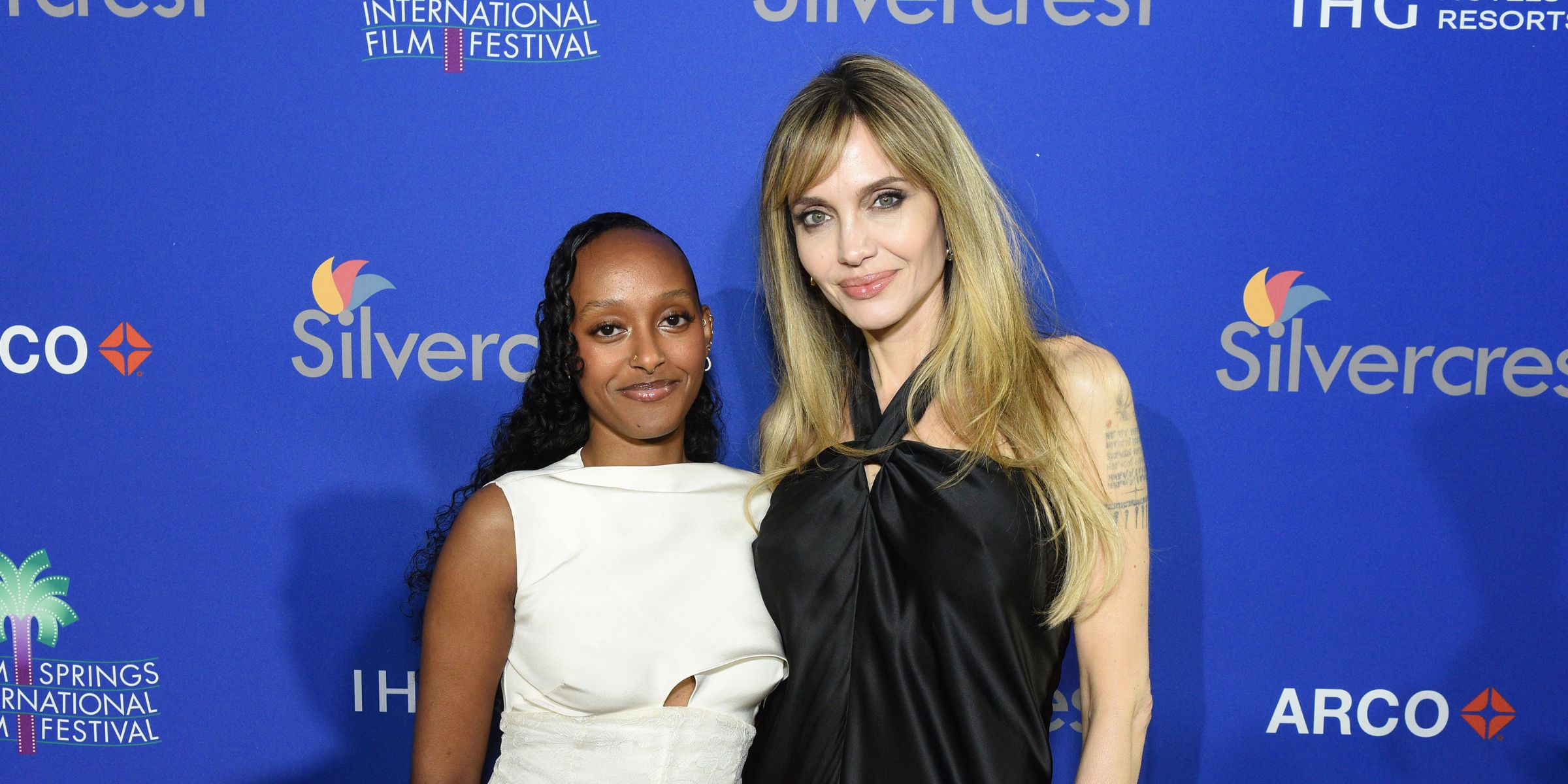 Zahara and Angelina Jolie | Source: Getty Images