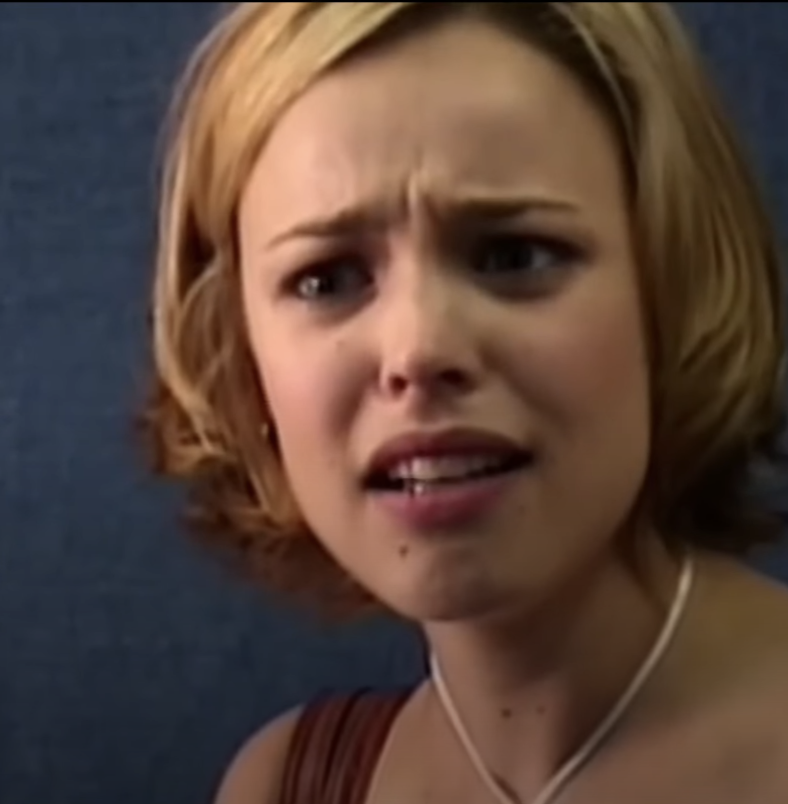 A screenshot from Rachel McAdam's audition clip for "The Notebook" | Source: instagram/cineiconic
