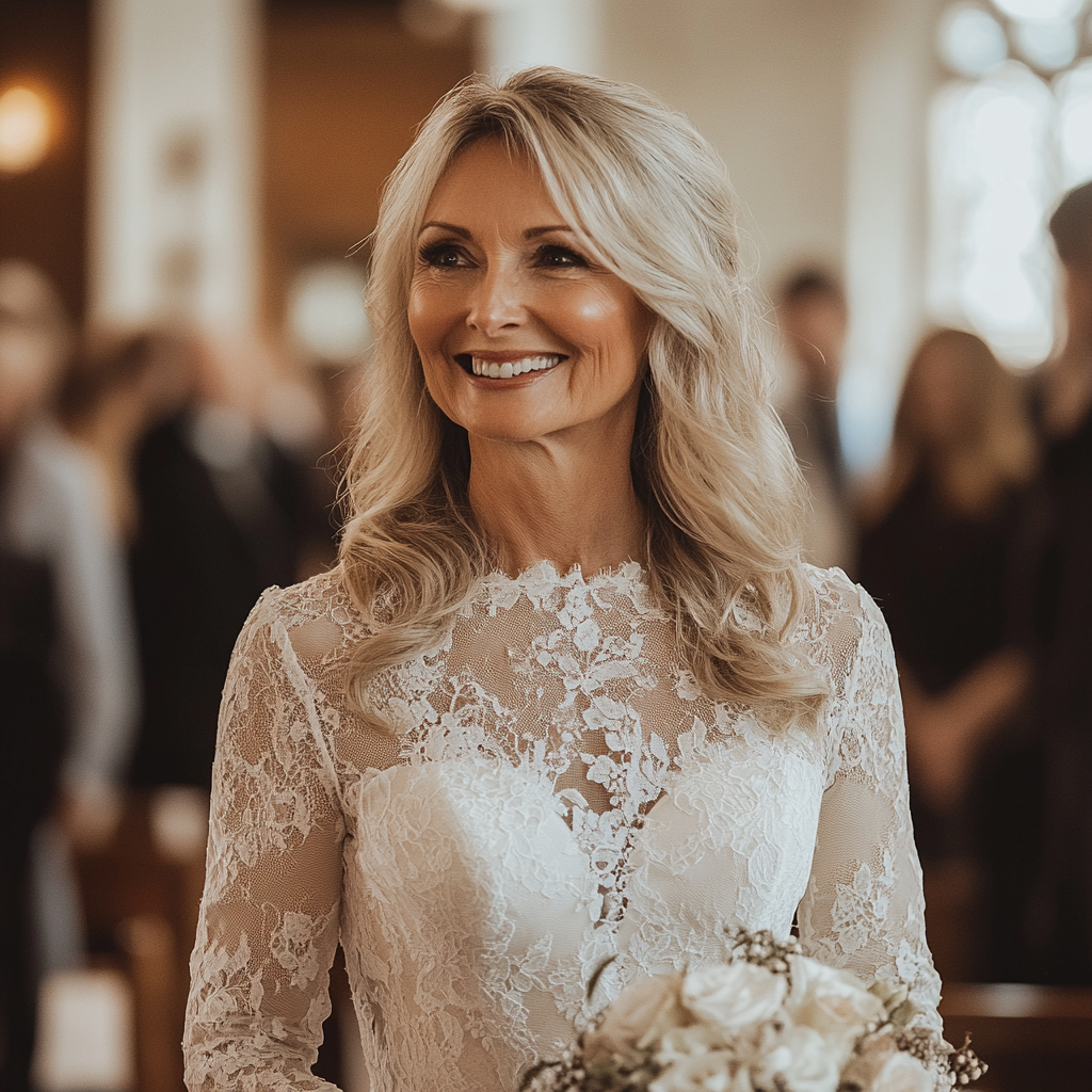 A woman walking down the aisle | Source: Midjourney