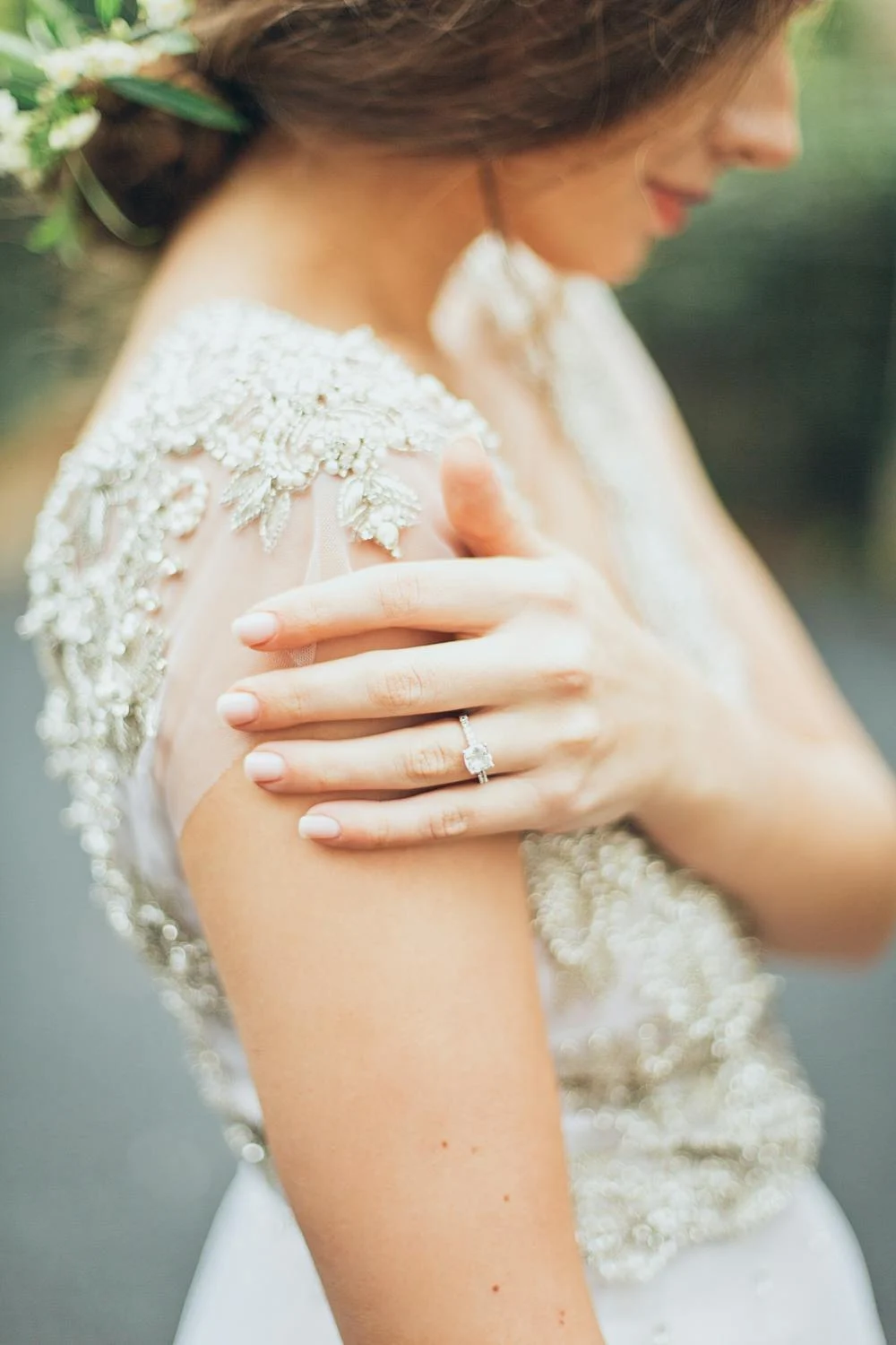 A bride's hand over her arm  | Source: Pexels