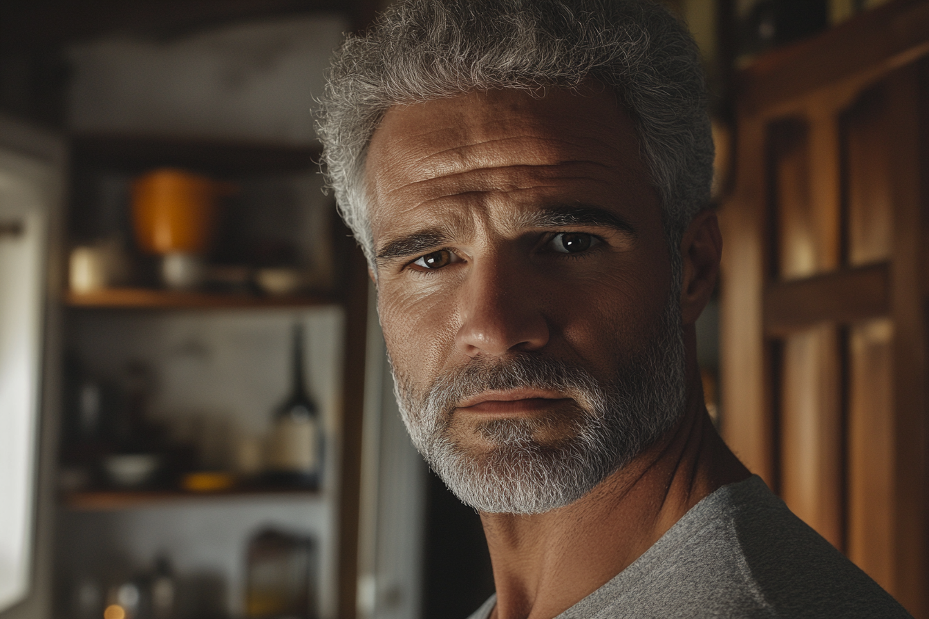 A man looking straight ahead | Source: Midjourney
