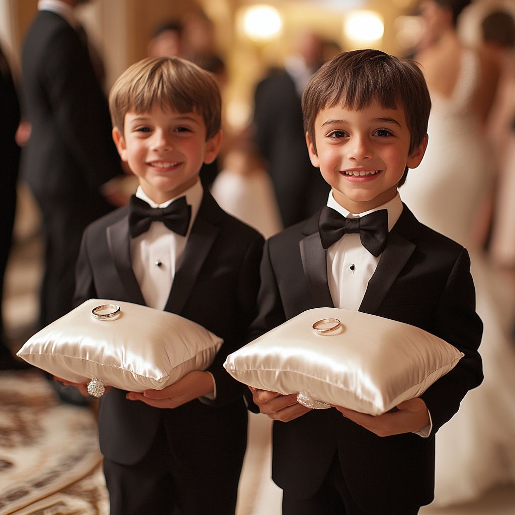 Two brothers carrying rings | Source: Midjourney