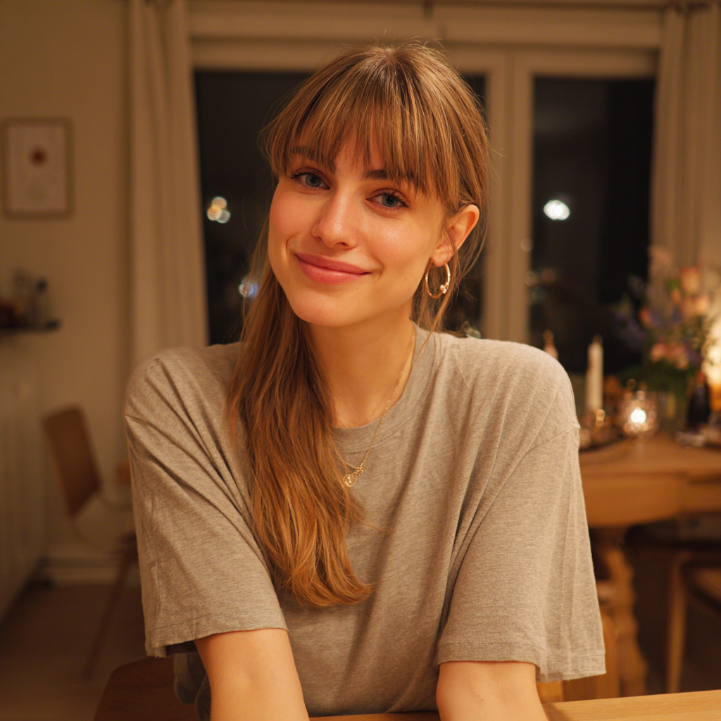 A close up of a smiling woman | Source: Midjourney
