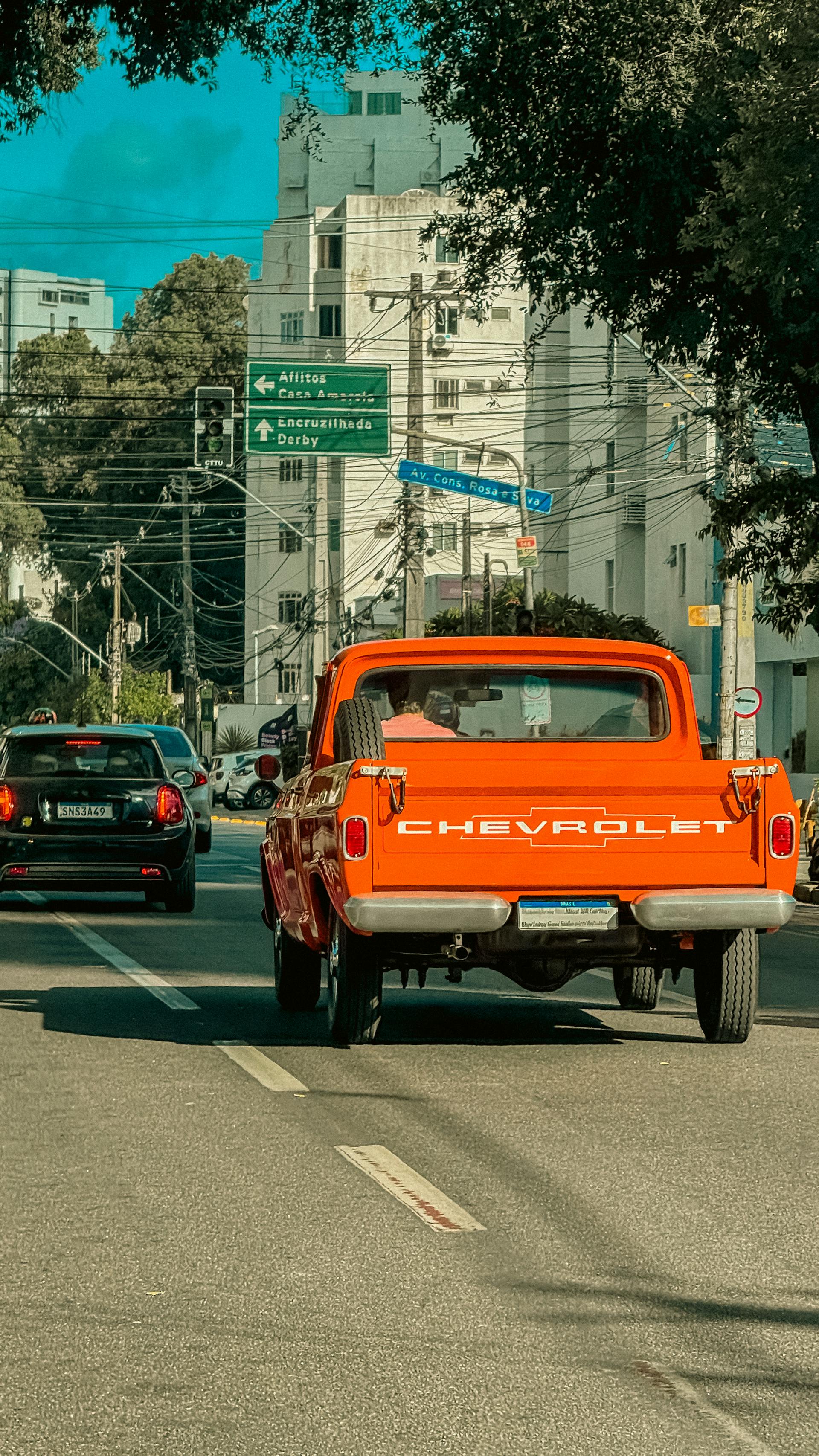 A vintage Chevrolet truck on the road | Source: Pexels