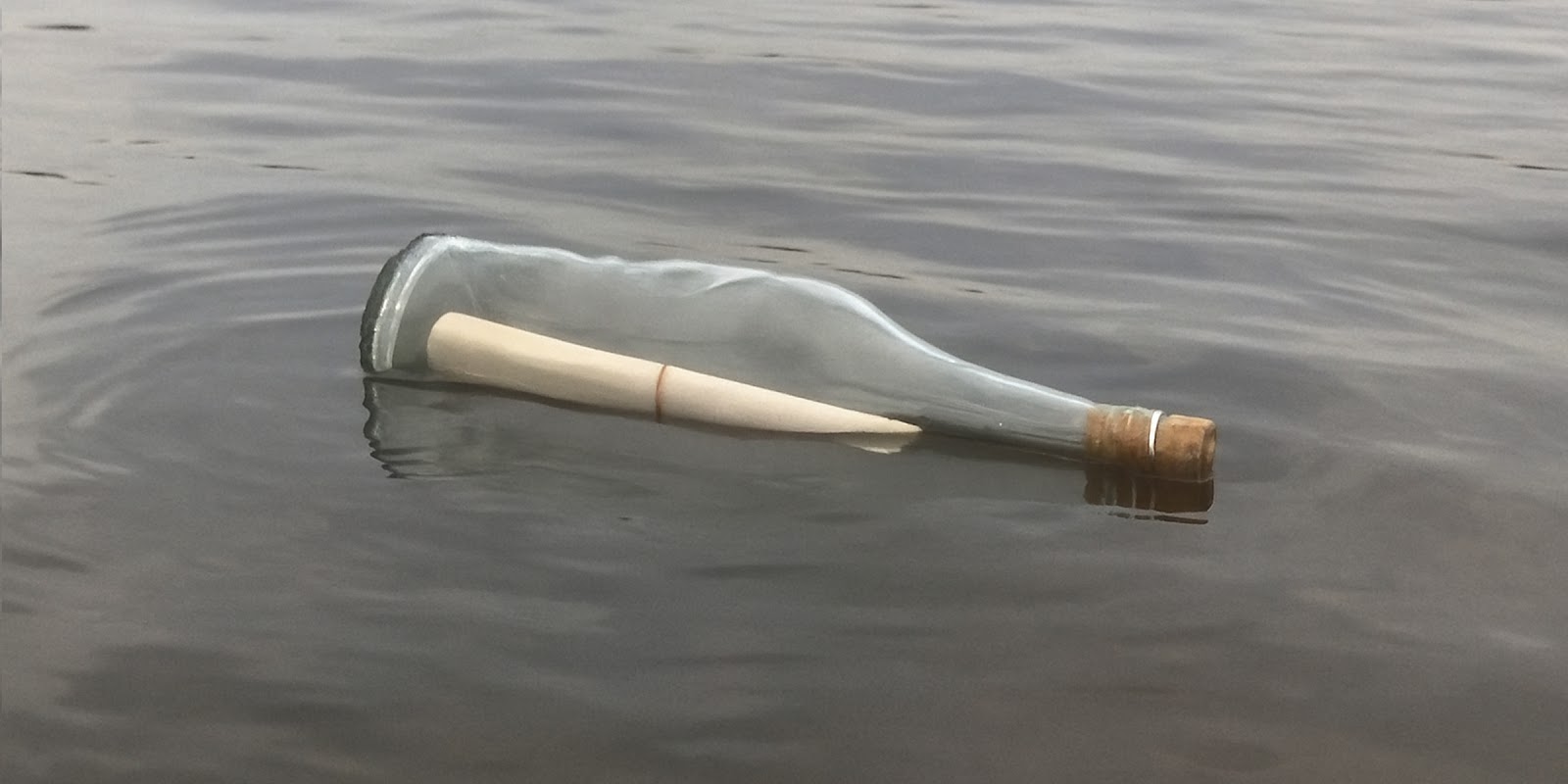 Message in a bottle. | Source: Sora