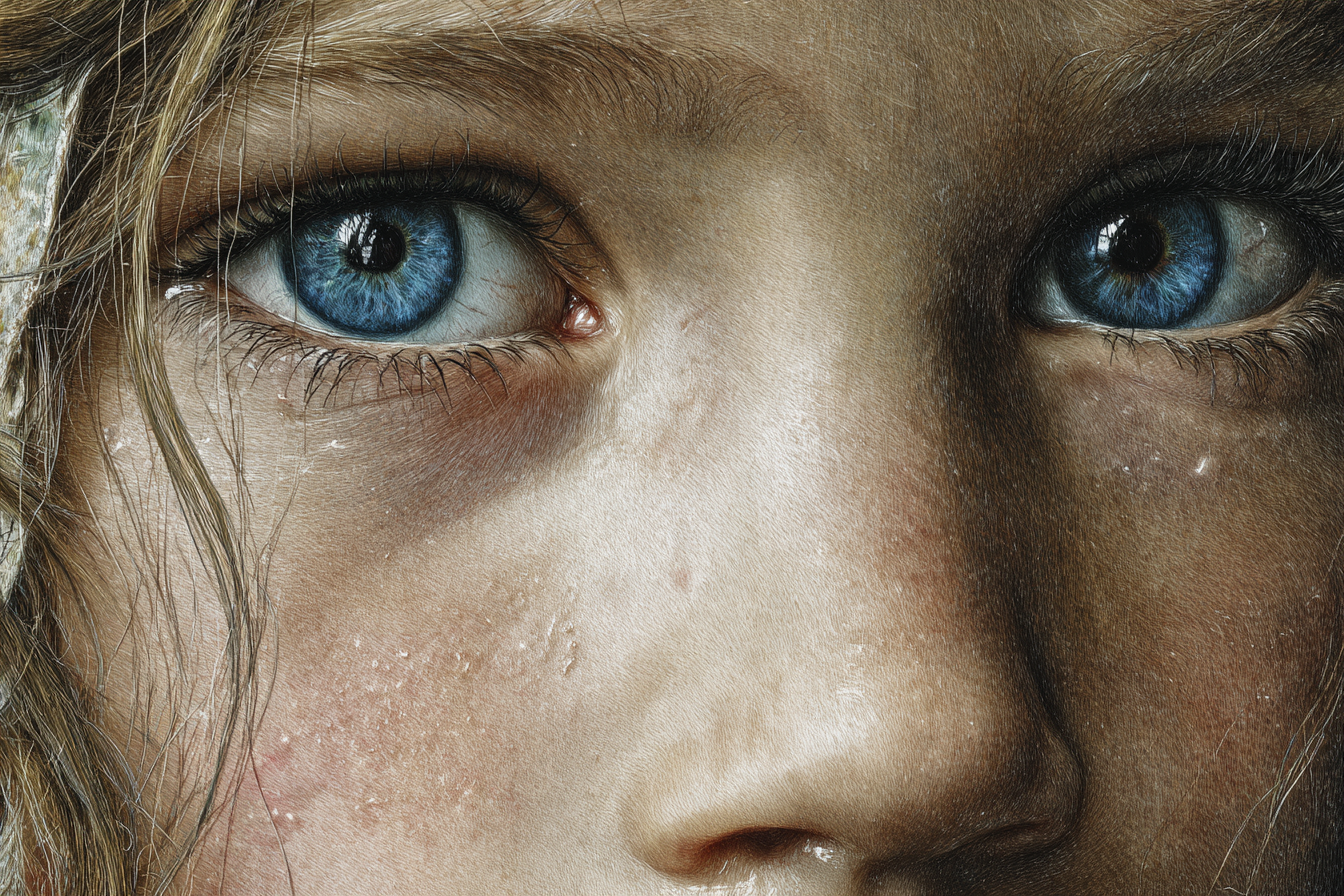Close-up of a girl's eyes | Source: Midjourney