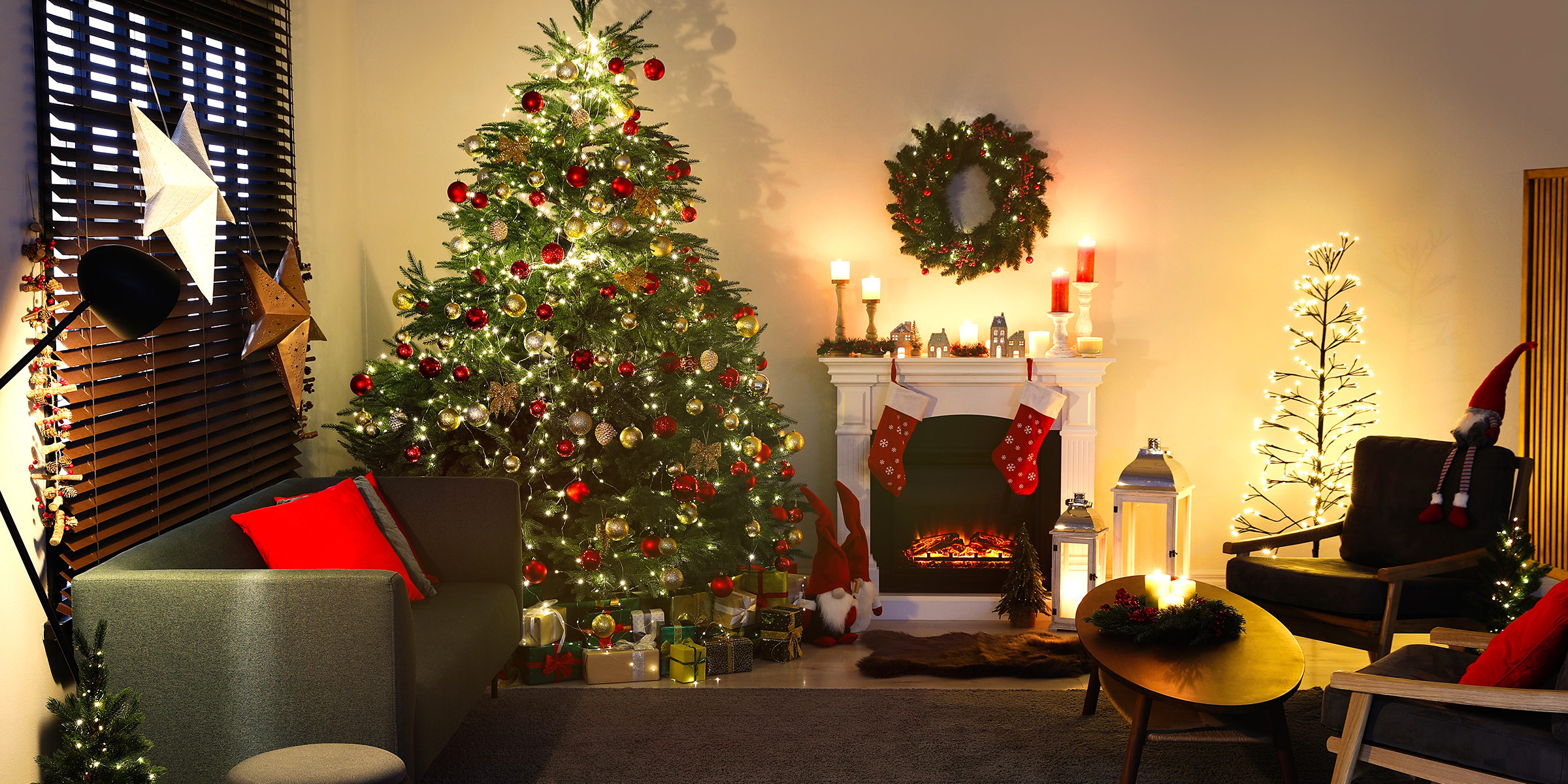 Christmas decor in a room | Source: Shutterstock