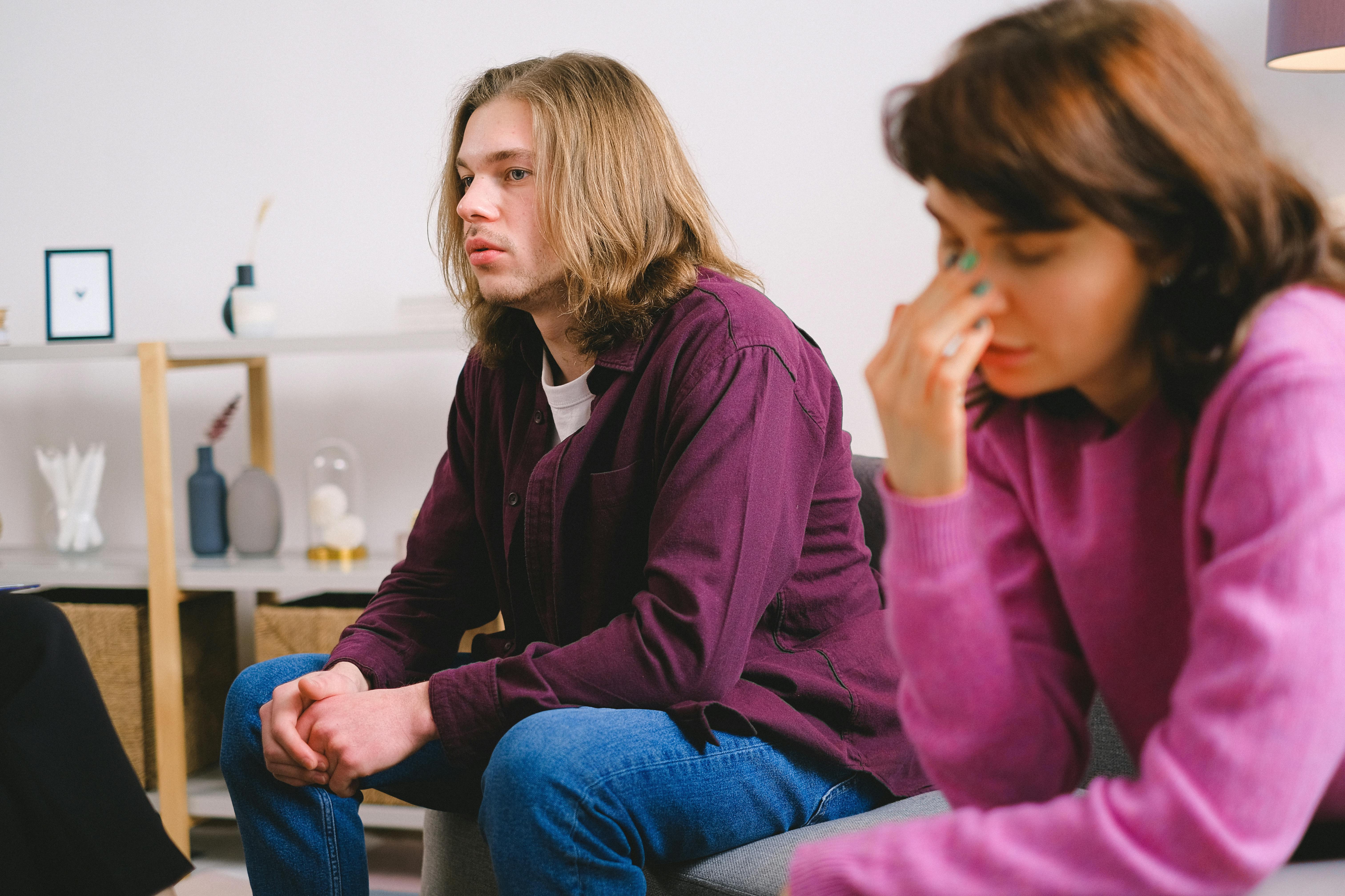 Zestresowana para | Źródło: Pexels