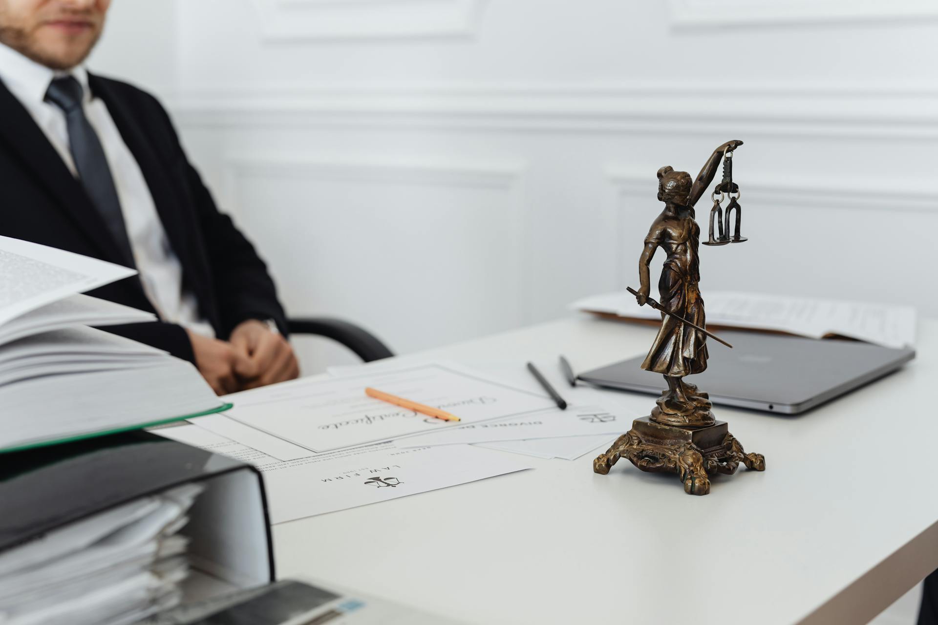 A lawyer sitting in his office | Source: Pexels