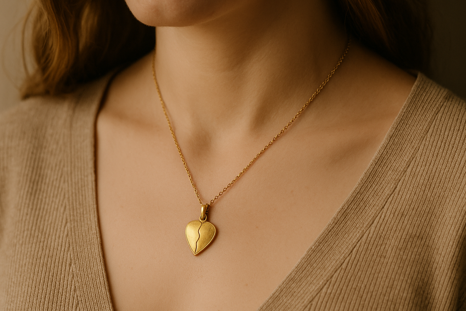 A woman wearing medallion | Source: Sora