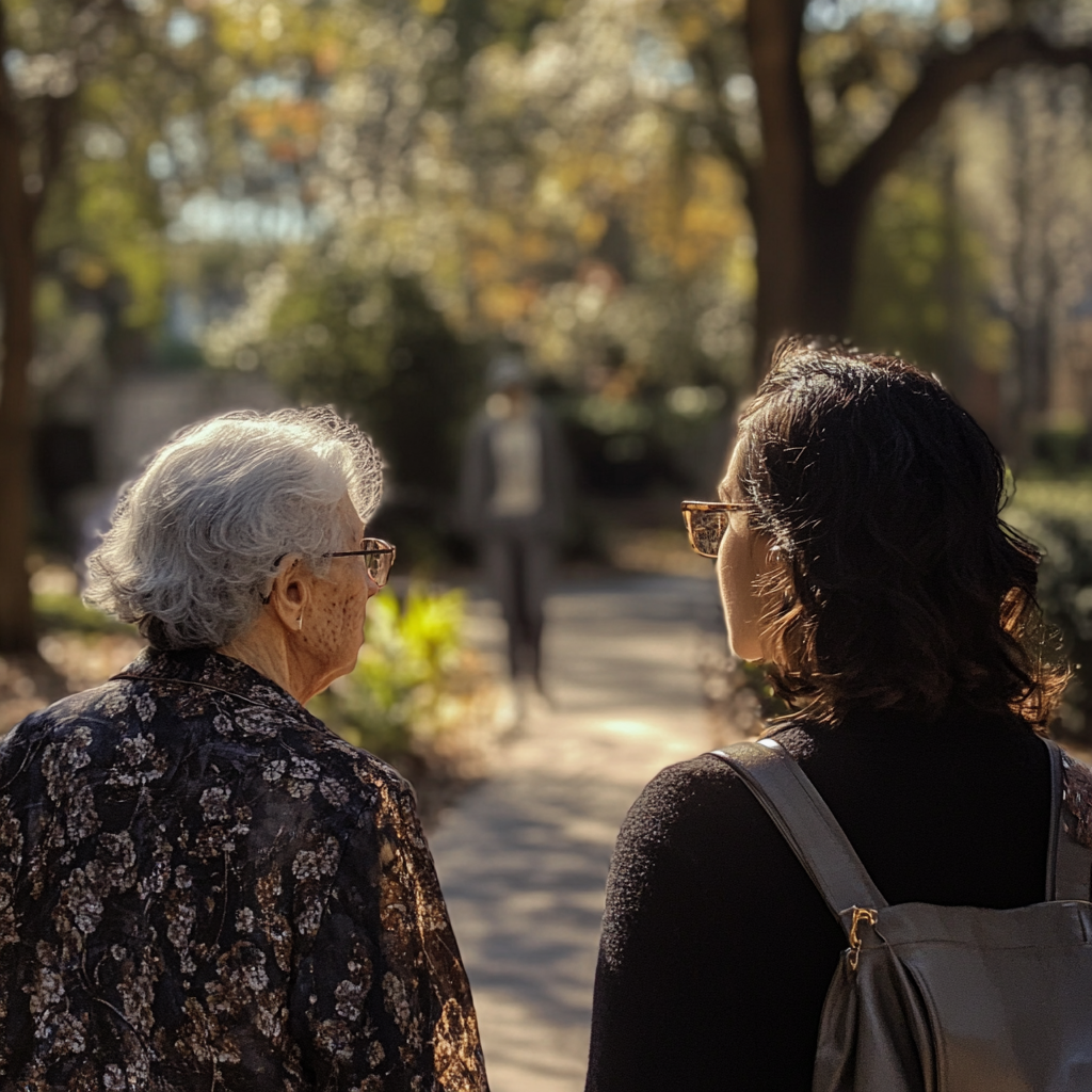 Women taking a walk | Source: Midjourney