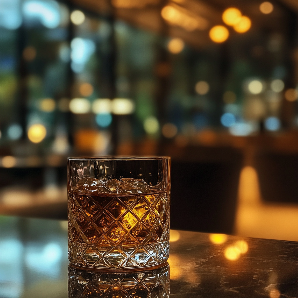 A glass of whiskey | Source: Midjourney