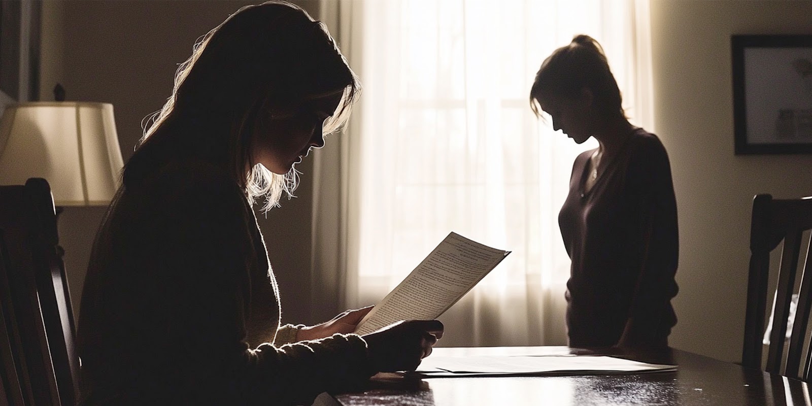 Silhouettes of two women | Source: Amomama