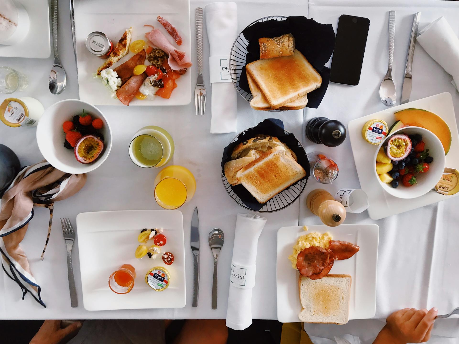 Brunch on table | Source: Pexels