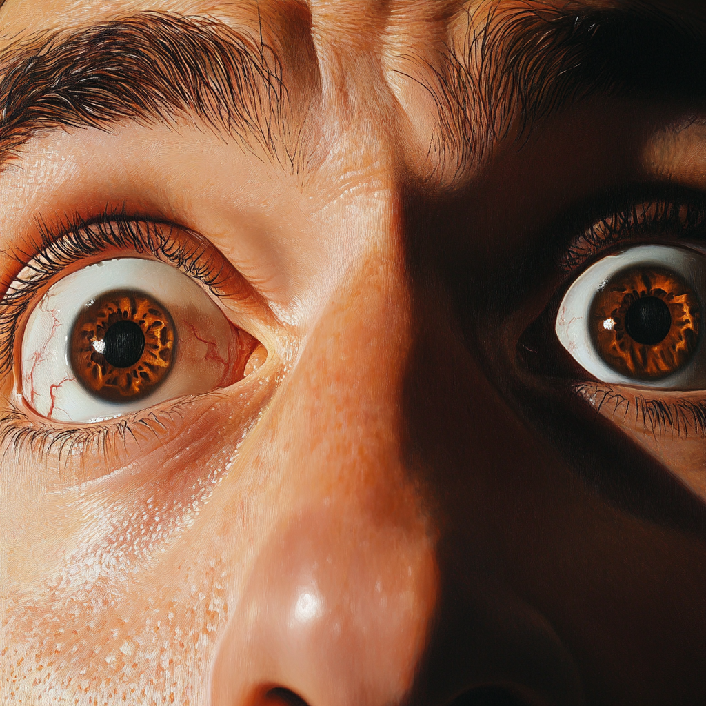 A close-up shot of a man's eyes | Source: Midjourney