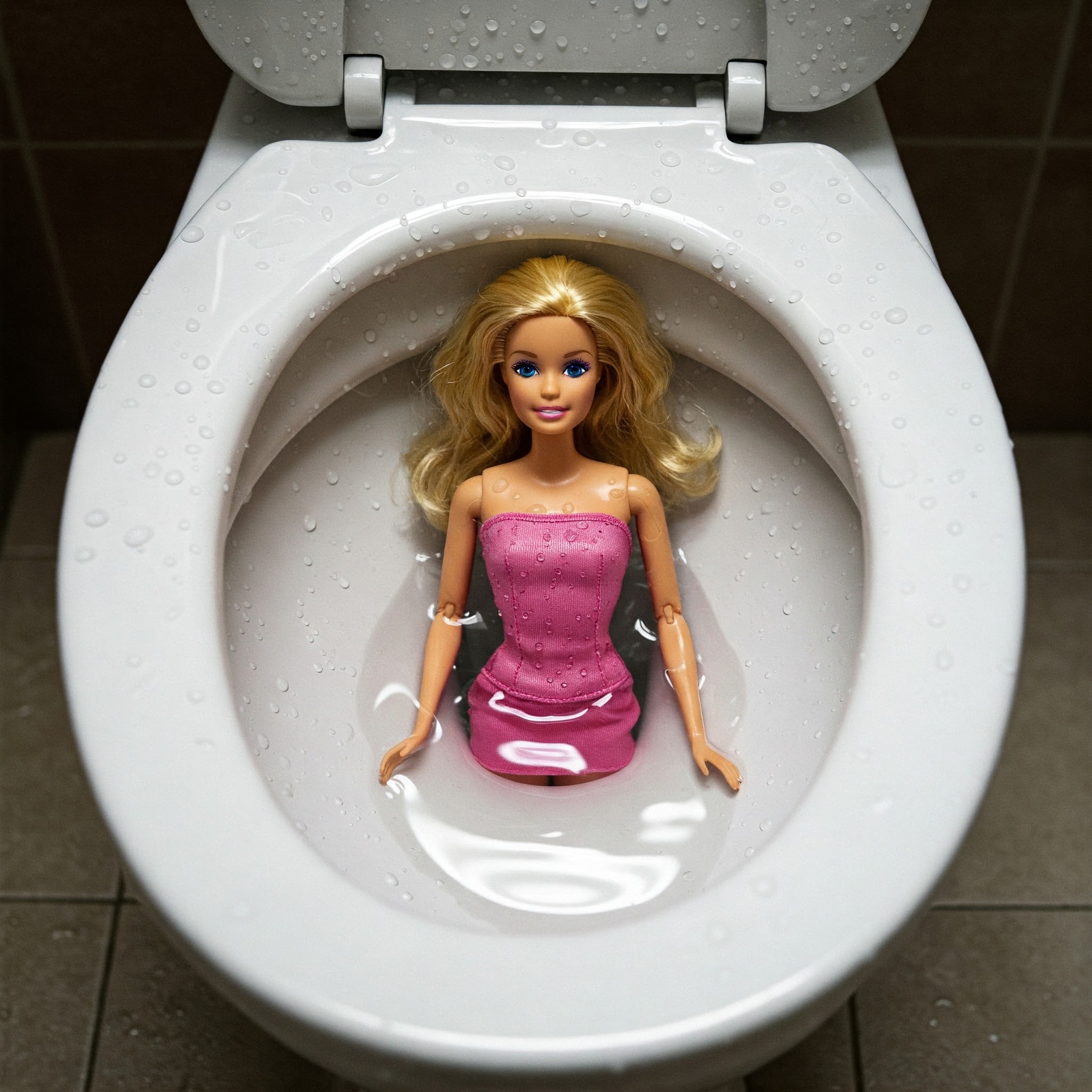 A doll in a toilet | Source: Gemini