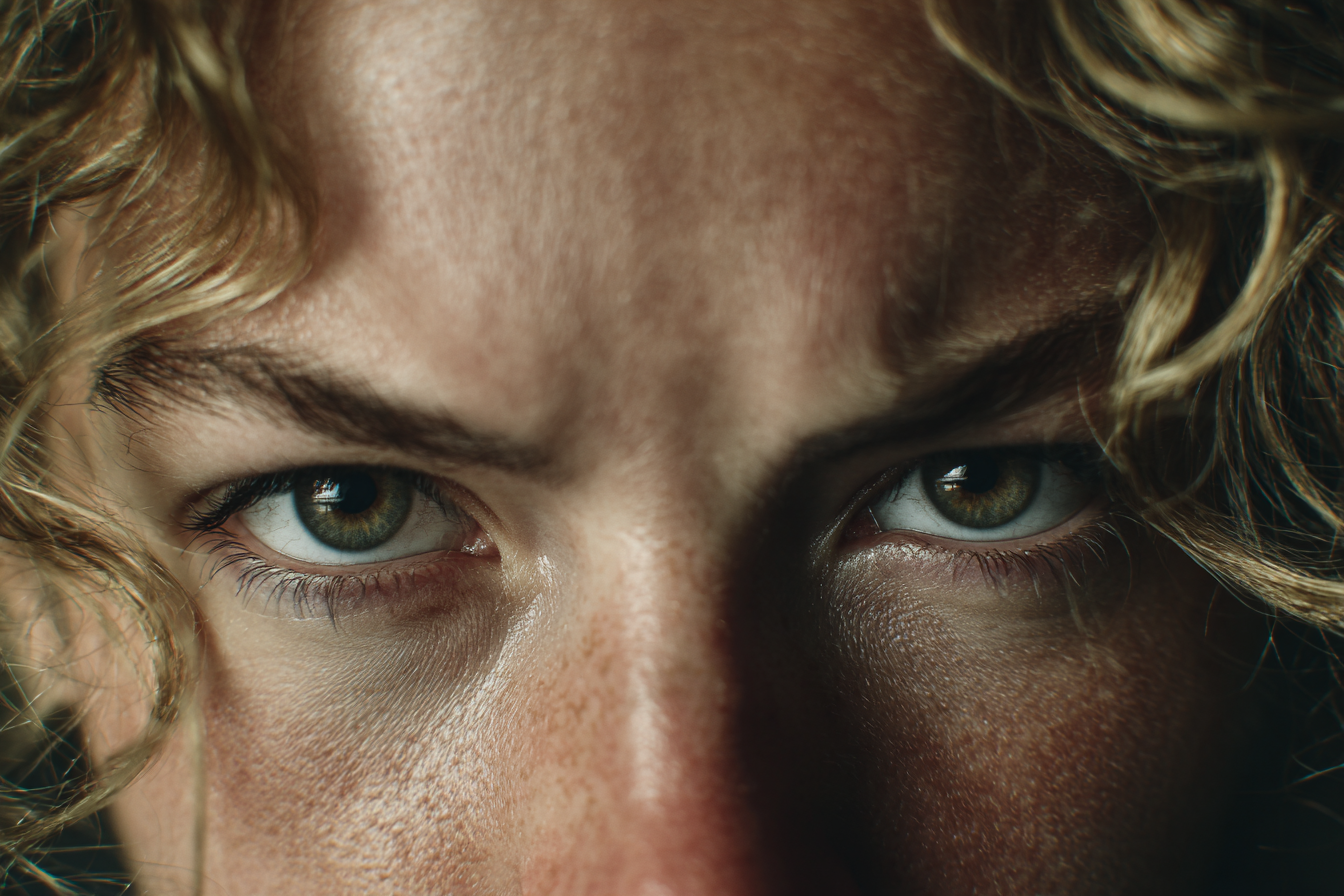 A woman with a furious look in her eyes | Source: Midjourney