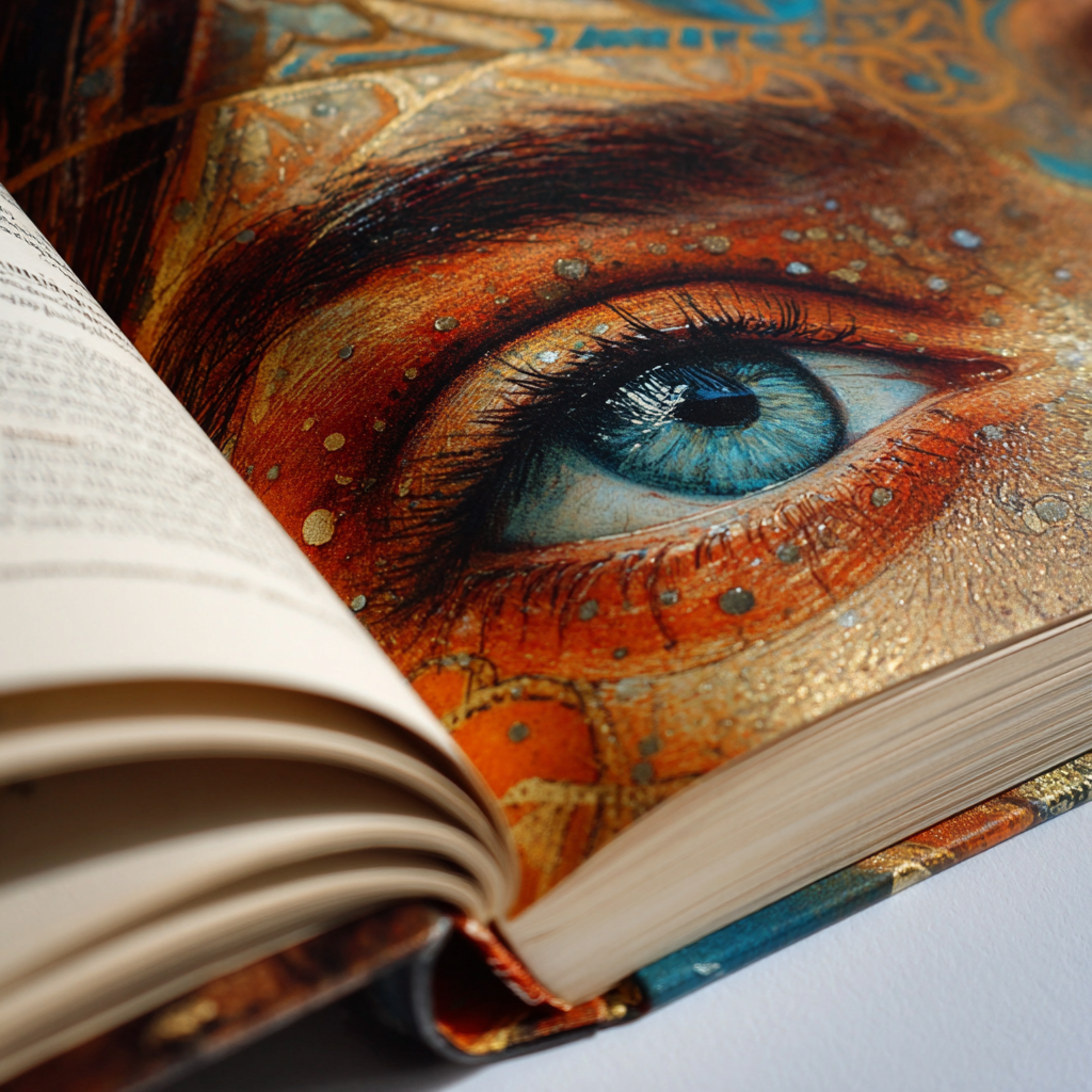 An open book on a table | Source: Midjourney