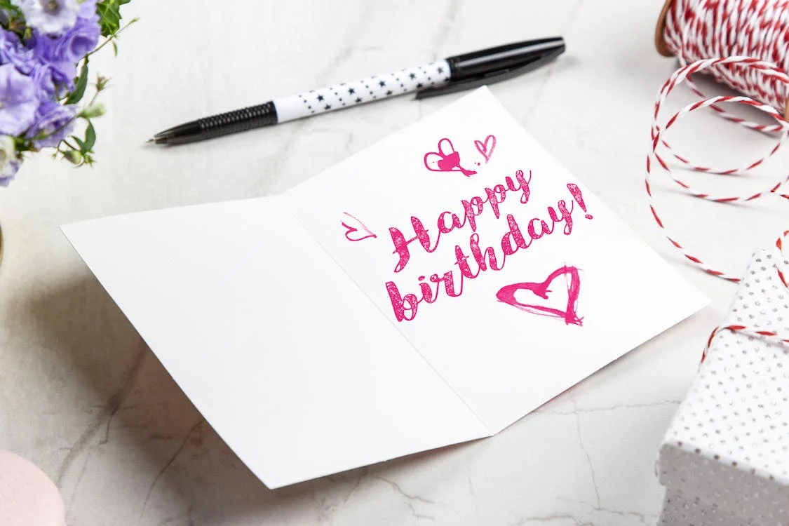 A birthday card | Source: Pexels