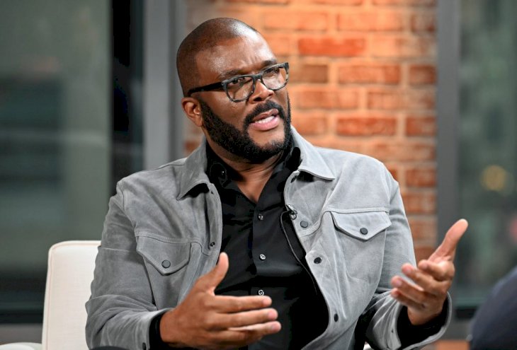 NEW YORK, NEW YORK - JANUARY 13: (EXCLUSIVE COVERAGE) Actor/producer Tyler Perry visits LinkedIn Studios on January 13, 2020 in New York City. (Photo by Slaven Vlasic/Getty Images)