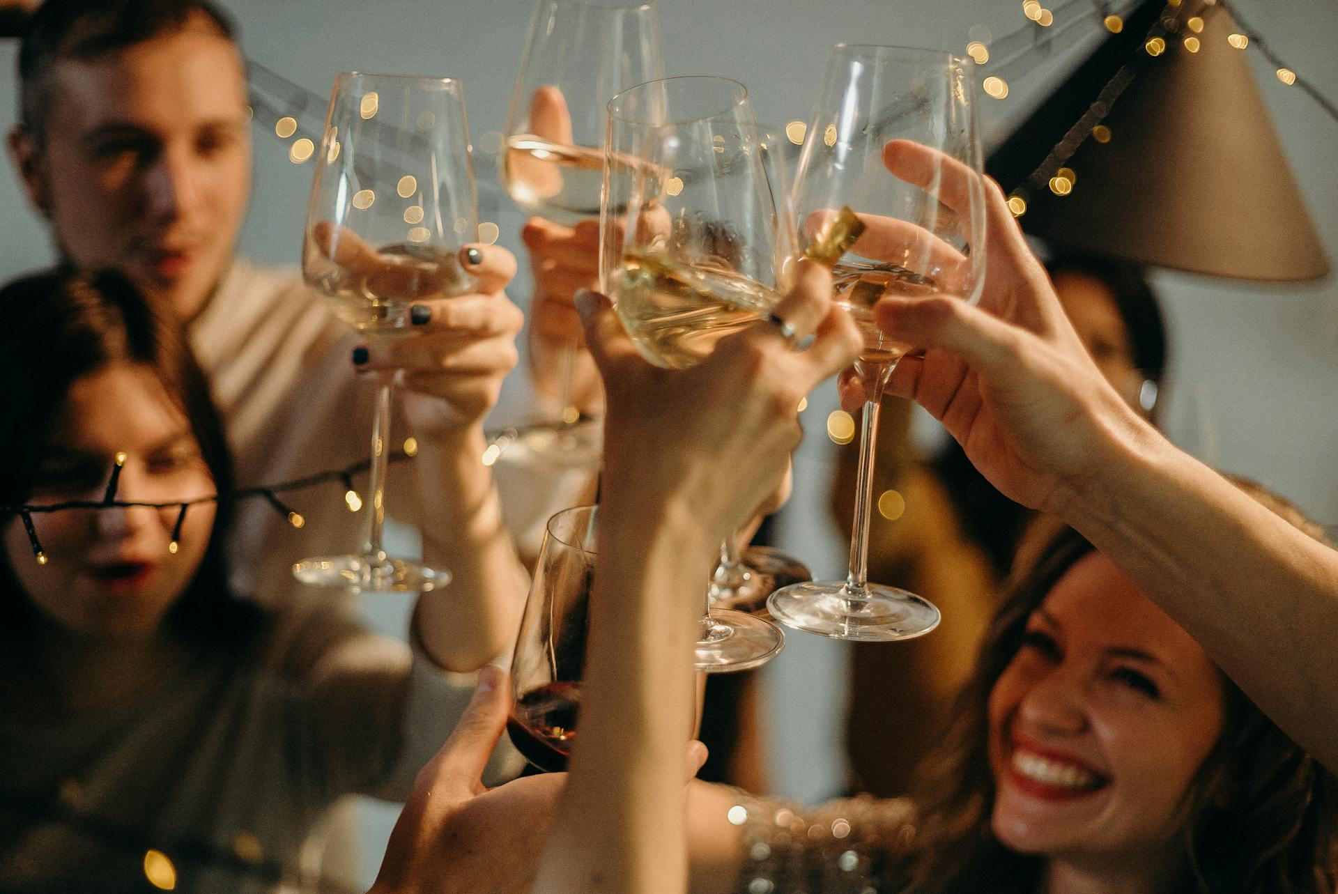 People at a Christmas party | Source: Midjourney