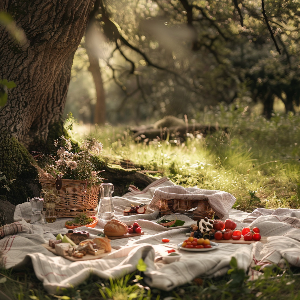 A picnic set up | Source: Midjourney