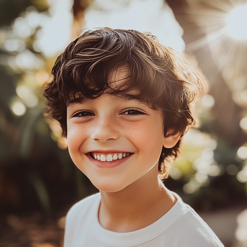 A smiling little boy | Source: Midjourney