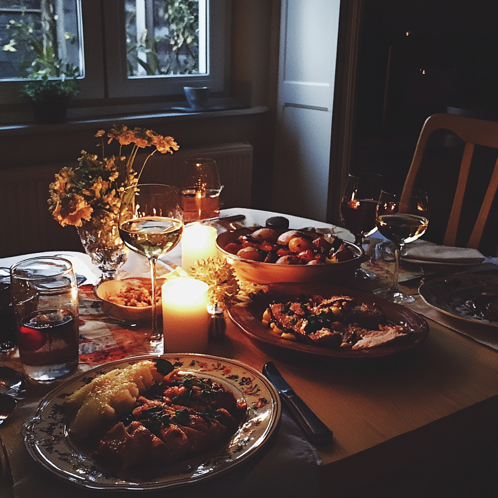 Food on a table | Source: Midjourney