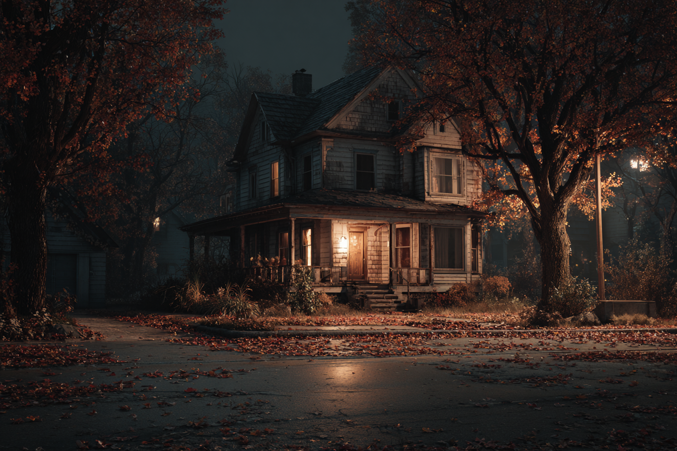 A house on the street | Source: Midjourney
