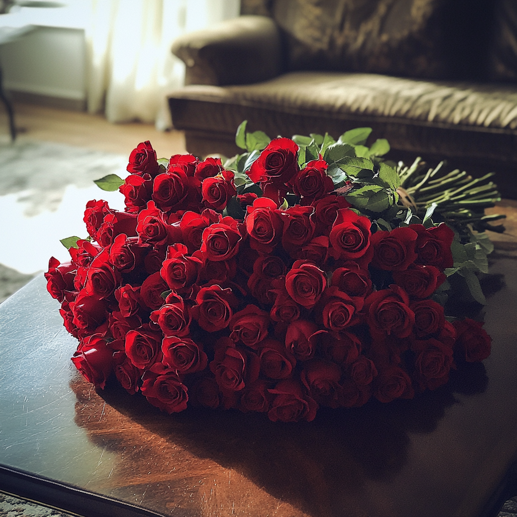 A bouquet of roses | Source: Midjourney