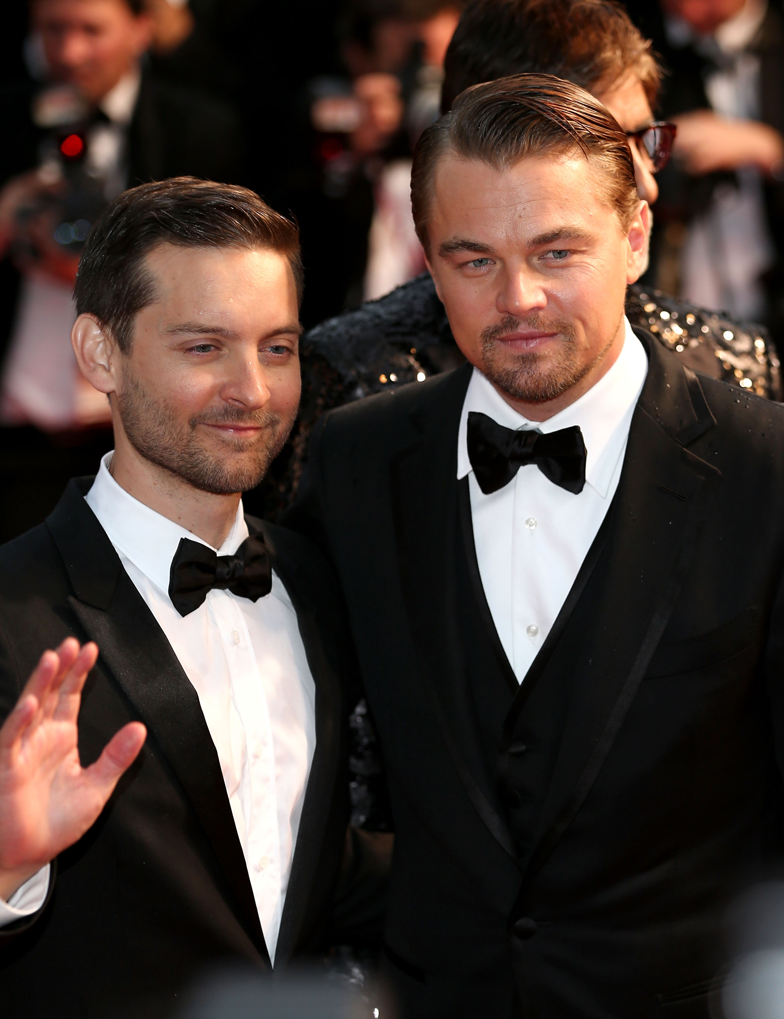 Leonardo DiCaprio and Toby Maguire during the 66th Annual Cannes Film Festival on May 15, 2013 in Cannes, France | Source: Getty Images