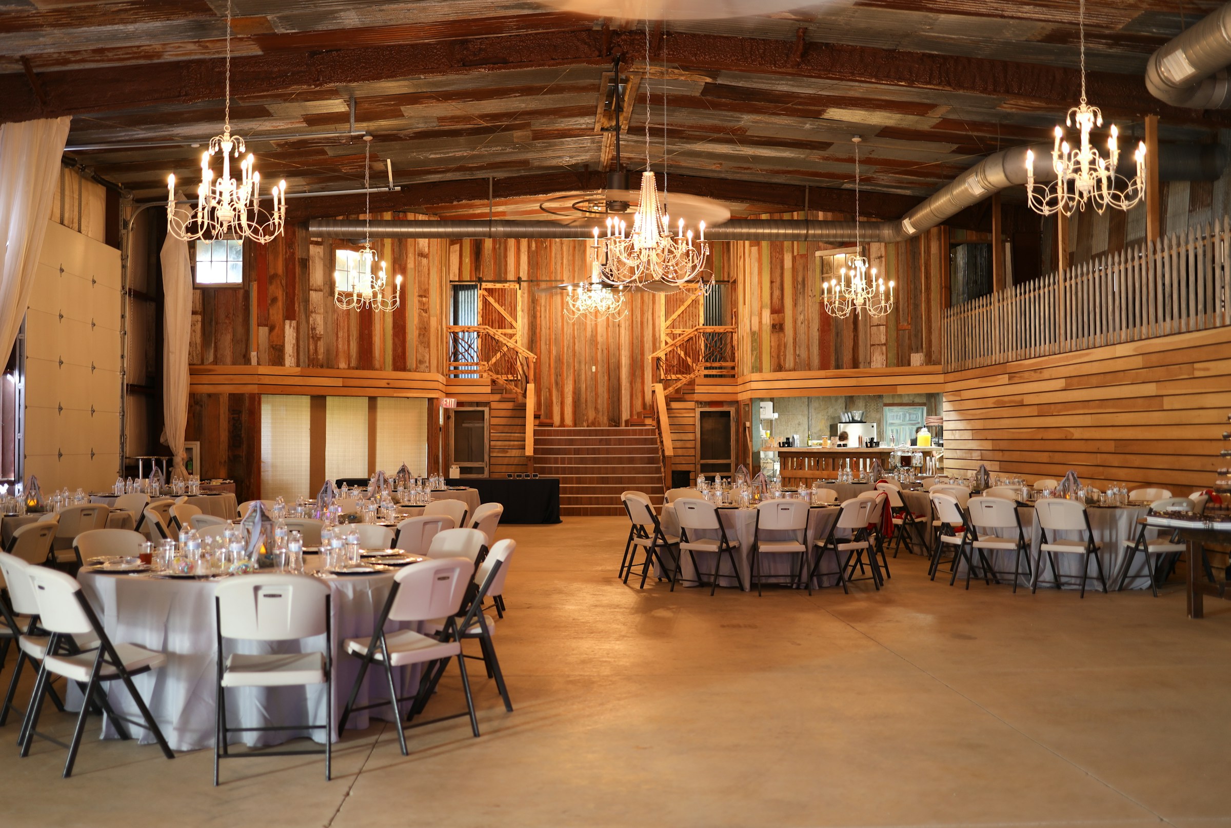 A wedding venue with chandeliers | Source: Unsplash