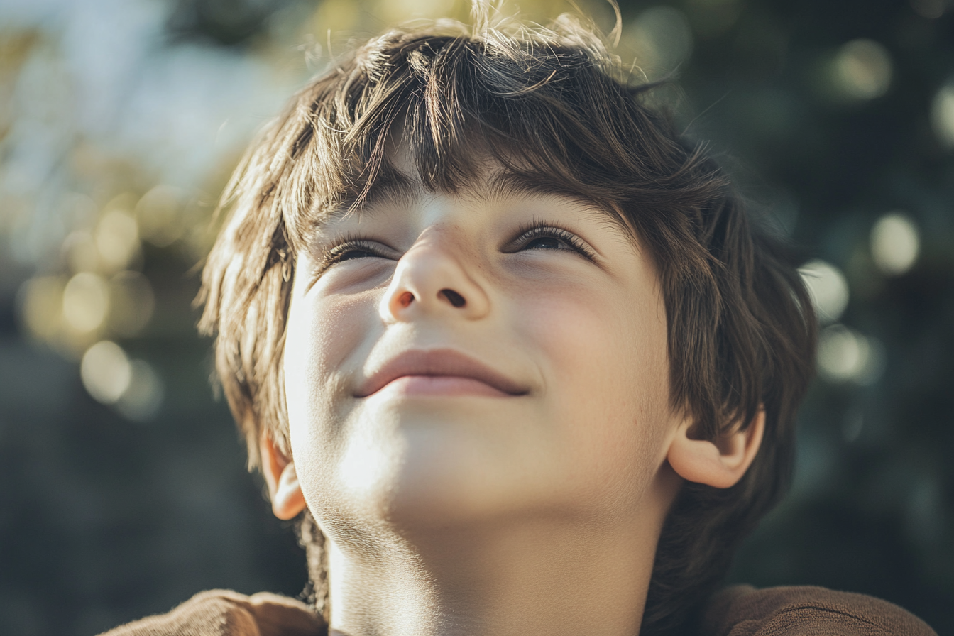 A smiling teen boy | Source: Midjourney