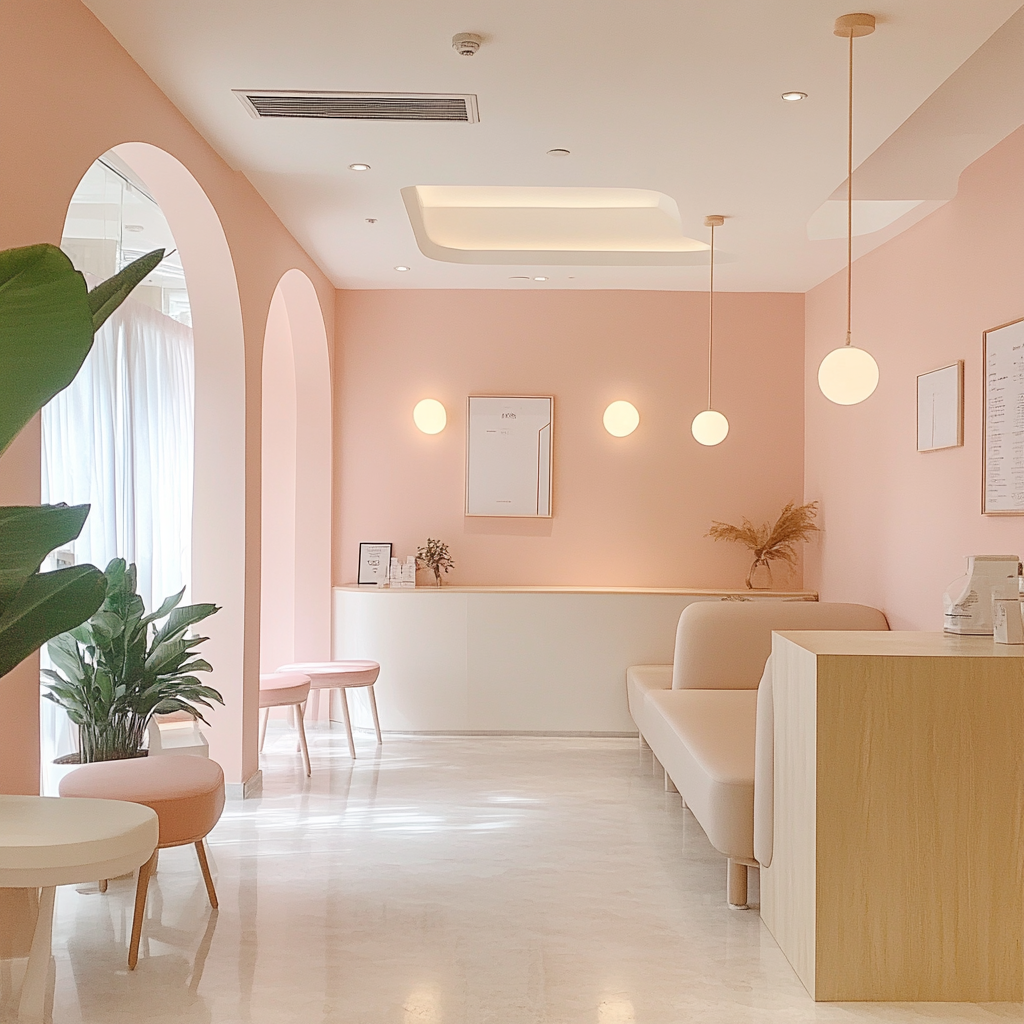 A waiting room at a clinic | Source: Midjourney