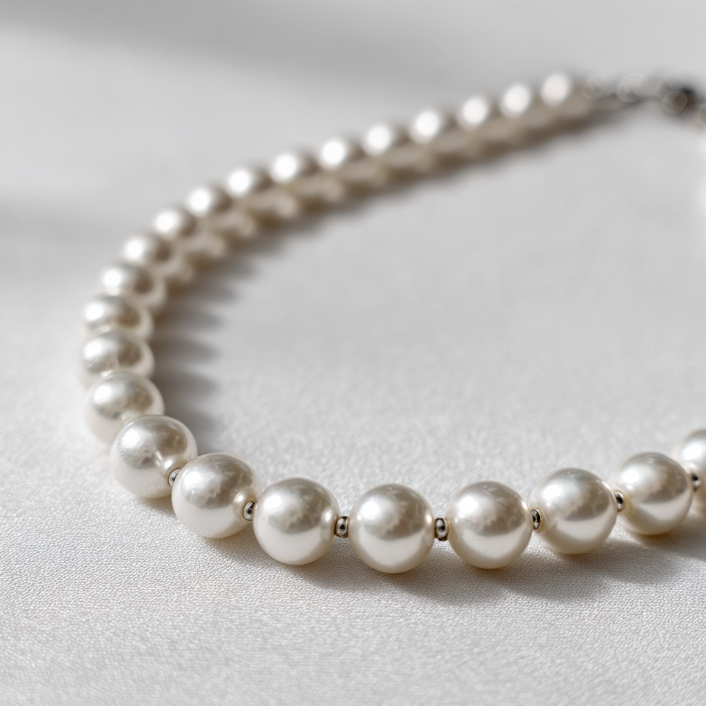A pearl necklace | Source: Midjourney