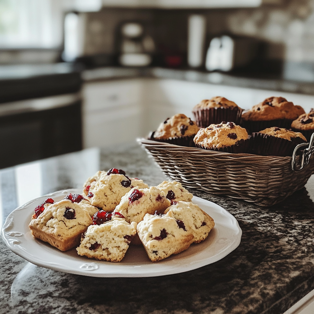 Food on a kitchen counter | Source: Midjourney