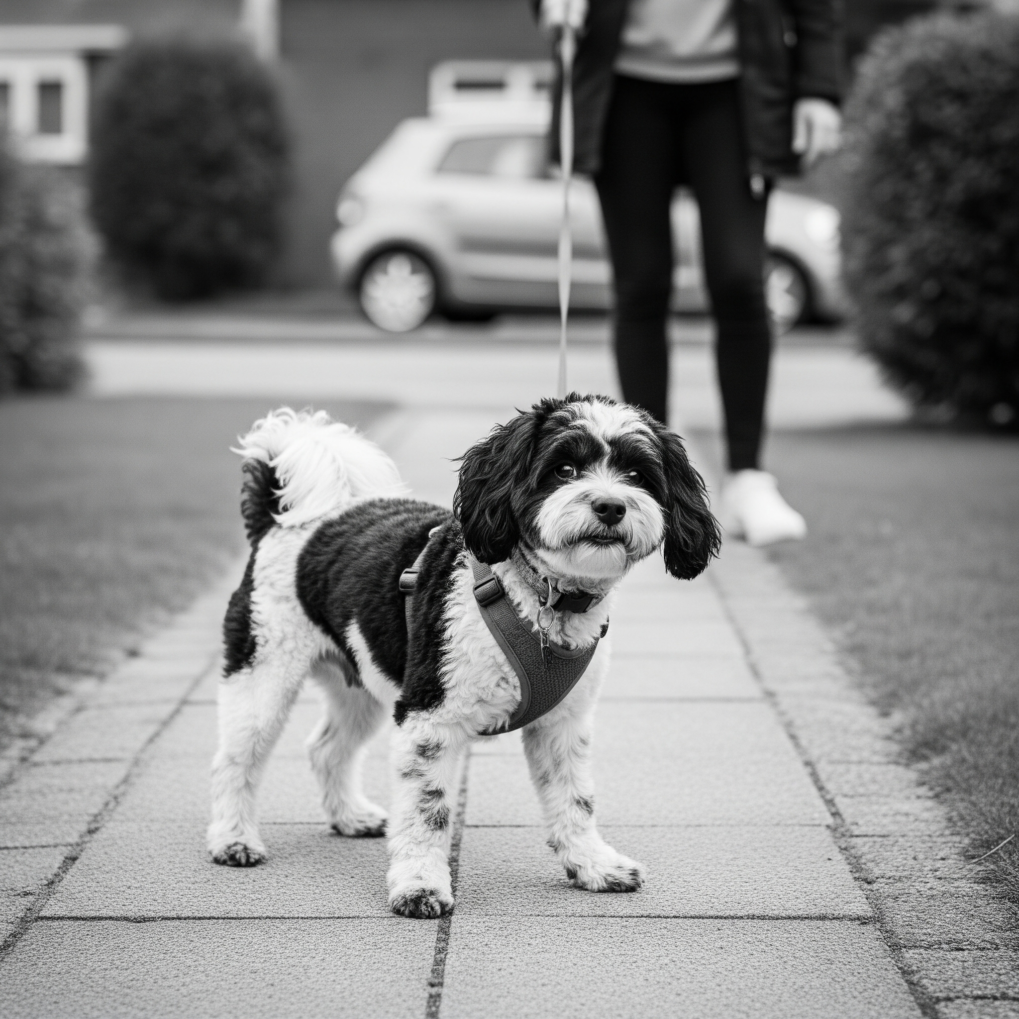 A dog straining against his lead | Source: Gemini