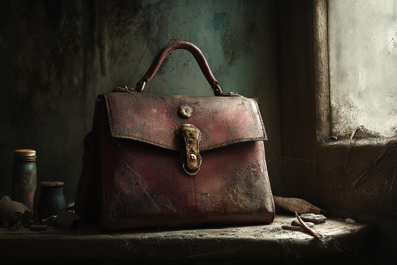 A woman's handbag in an attic | Source: Midjourney
