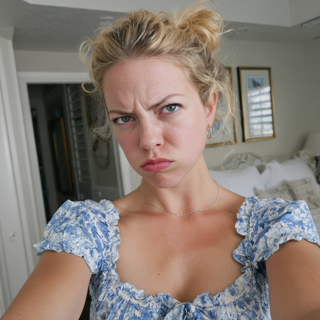 A close-up of an angry woman | Source: Midjourney