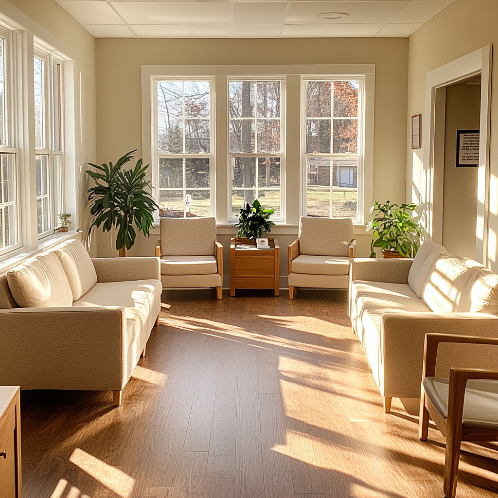 A seating area at a Care Center | Source: Midjourney