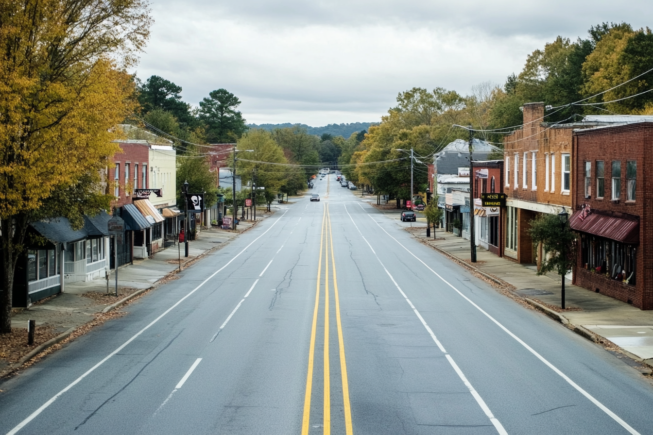 The main street in a small town | Source: Midjourney