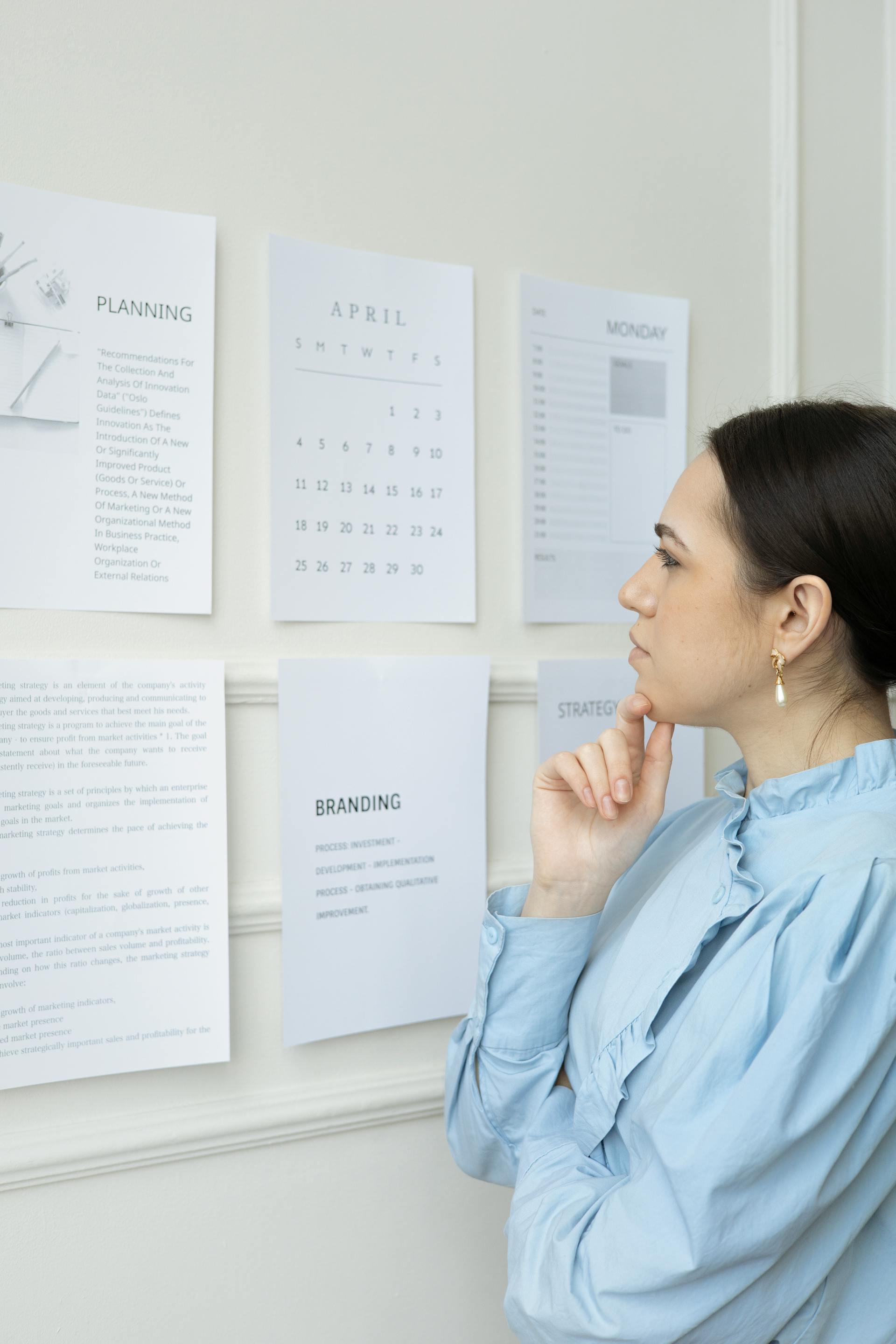 A woman looking at a calender | Source: Pexels