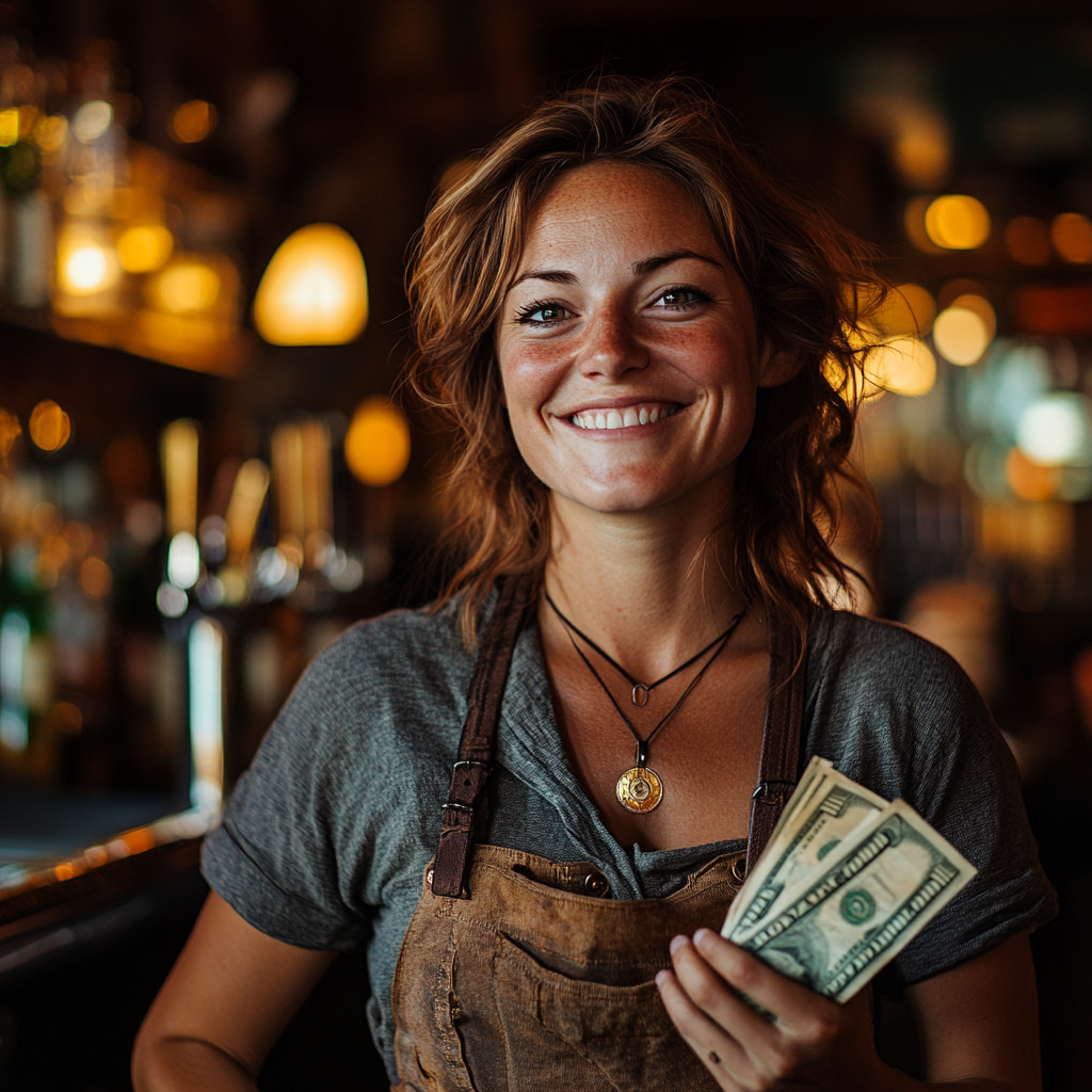 A well-off bartender | Source: Midjourney