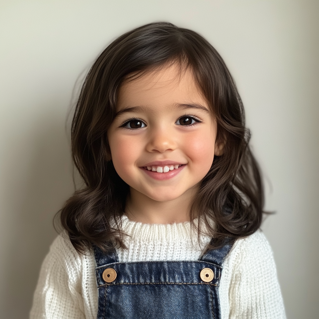 A smiling little girl | Source: Midjourney