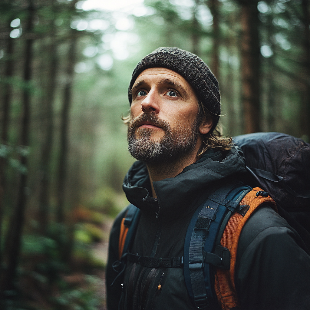 A man hiking | Source: Midjourney