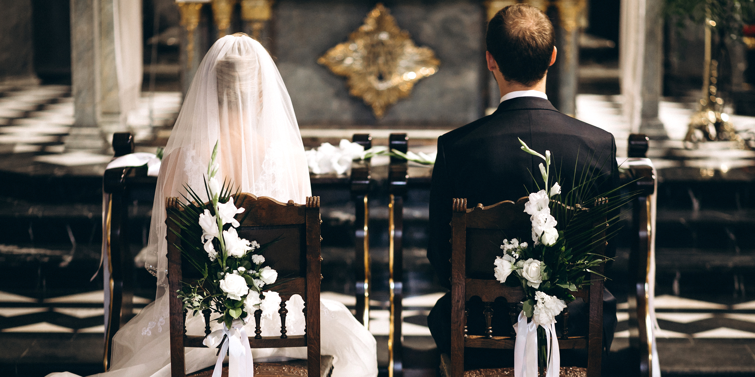 A bride and groom on their wedding day | Source: Shutterstock